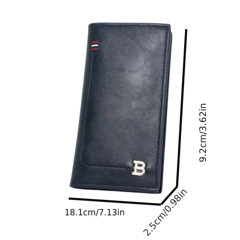 B Brand Long Multicardholder Mobile Wallet for Unisex