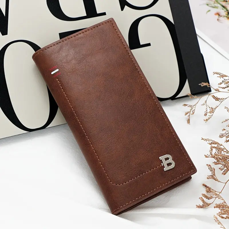 B Brand Long Multicardholder Mobile Wallet for Unisex