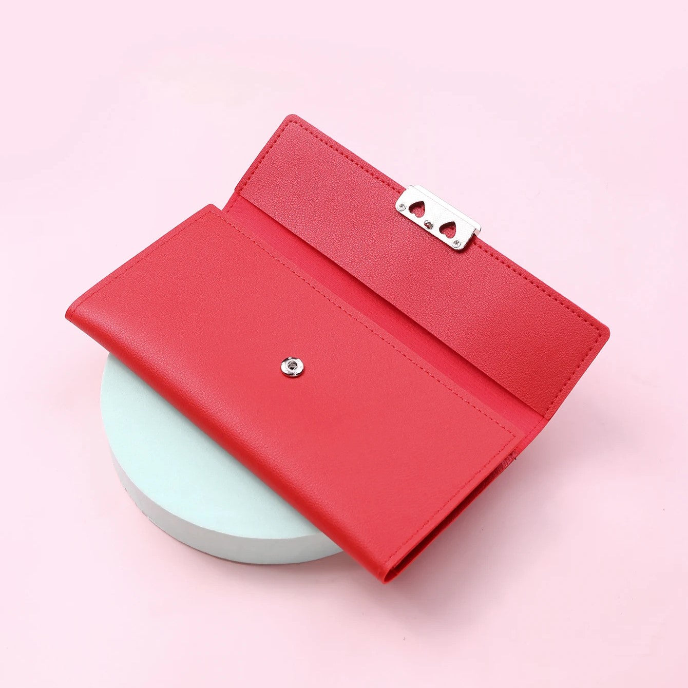 Long Luxury Synthetic Leather Money and Phone Wallet for Women