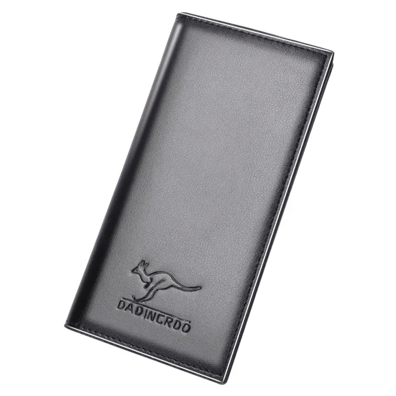 Kangro Brand Vintage PU Leather Long Wallet for Men