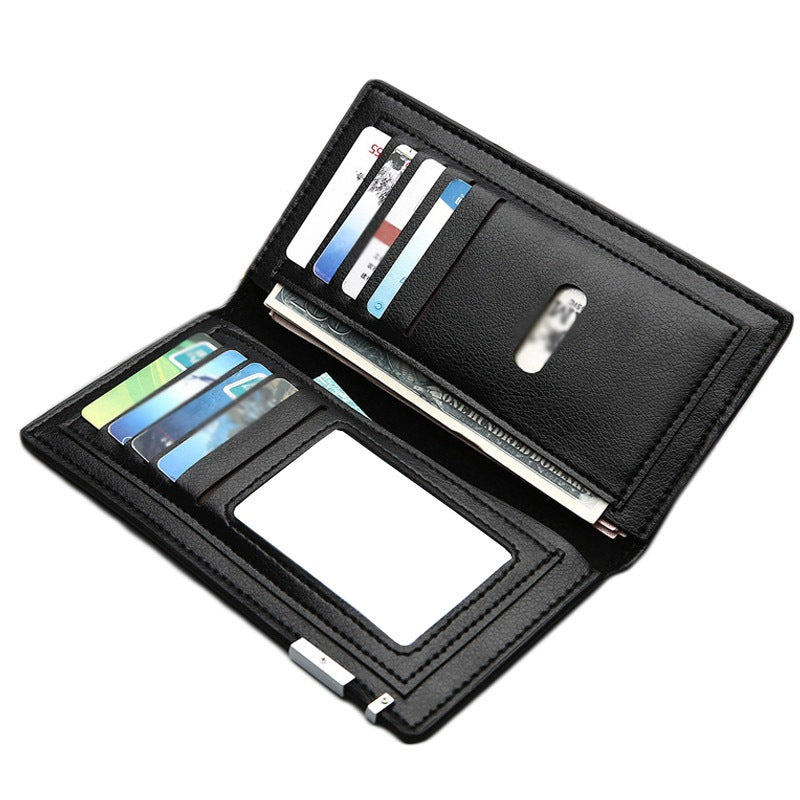 Kangro Fashion Wallet Vintage PU Leather Long Wallet for Men