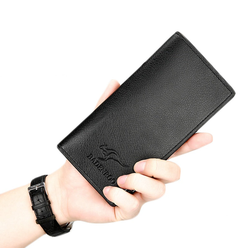 Kangro Fashion Wallet Vintage PU Leather Long Wallet for Men