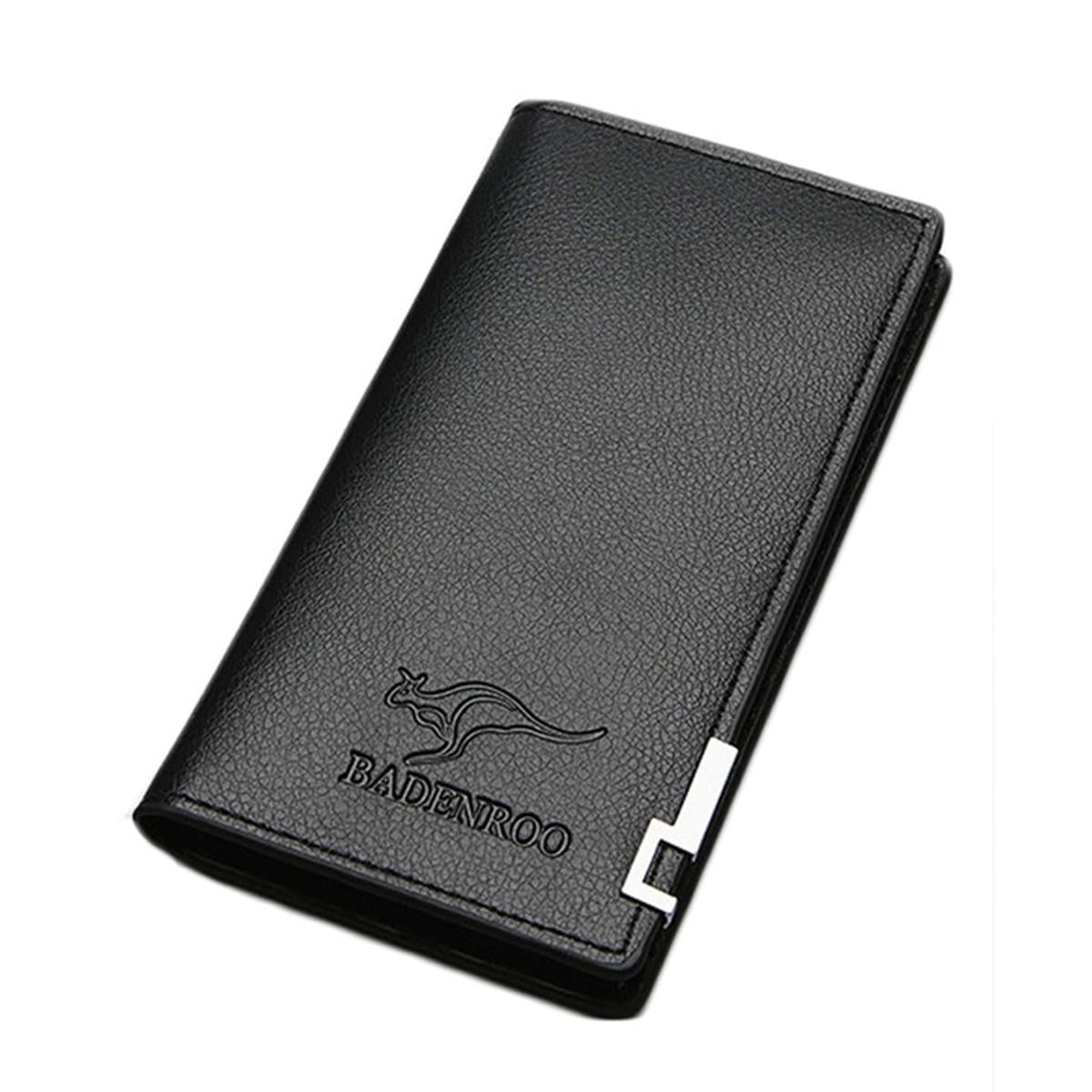 Kangro Fashion Wallet Vintage PU Leather Long Wallet for Men
