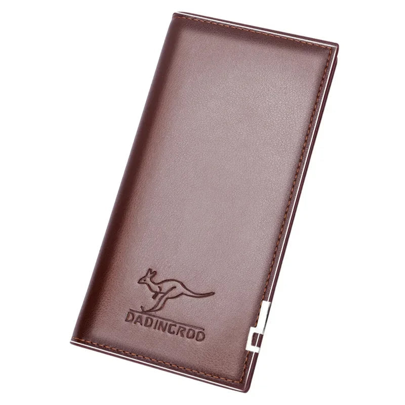 Kangro Fashion Wallet Vintage PU Leather Long Wallet for Men