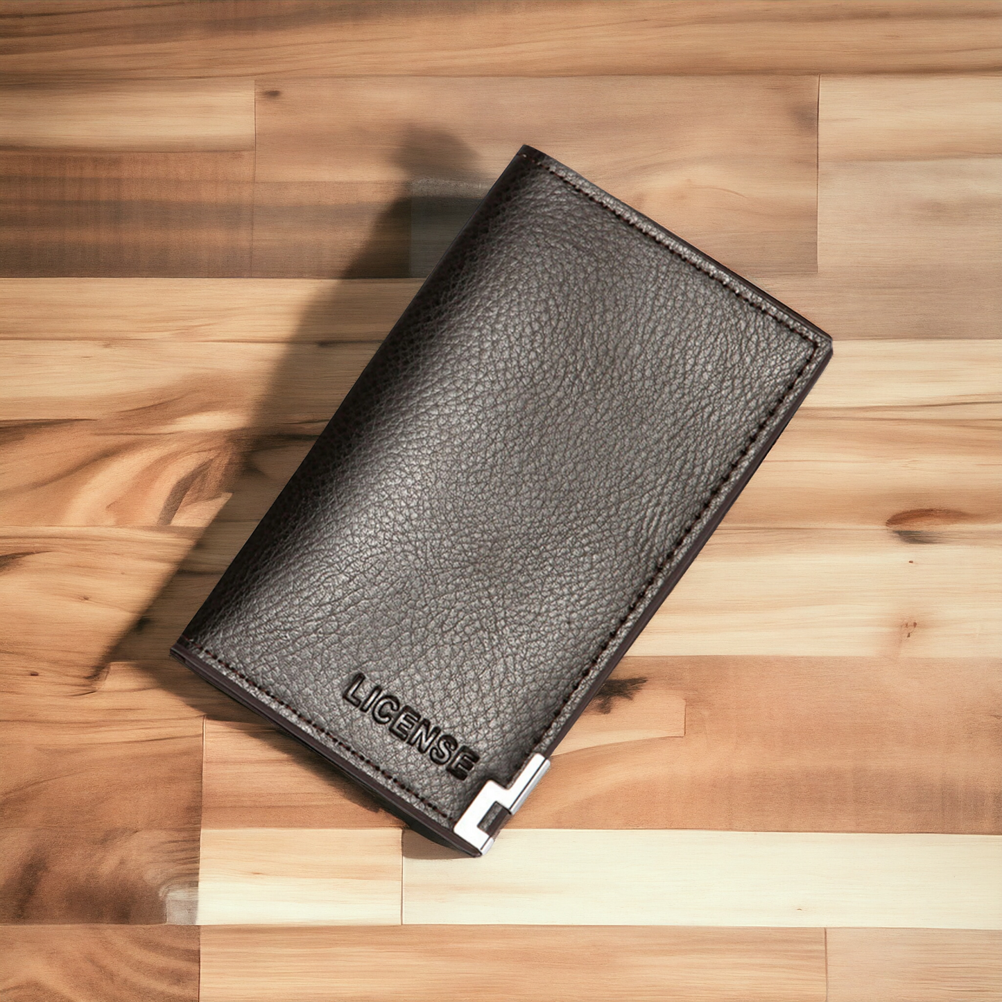 Minimal Slim Half Long Wallet for Men