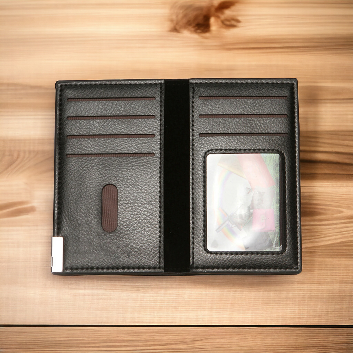 Minimal Slim Half Long Wallet for Men