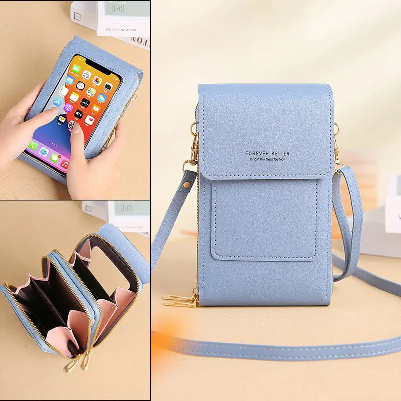 2-in-1 Women’s Crossbody Phone Bag & Multi-Compartment Wallet