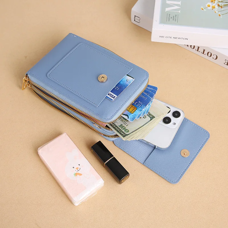 2-in-1 Women’s Crossbody Phone Bag & Multi-Compartment Wallet