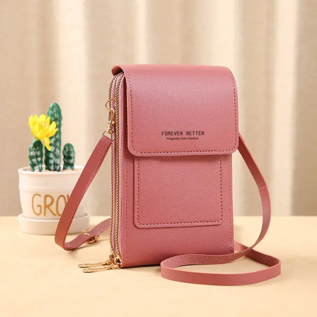 2-in-1 Women’s Crossbody Phone Bag & Multi-Compartment Wallet