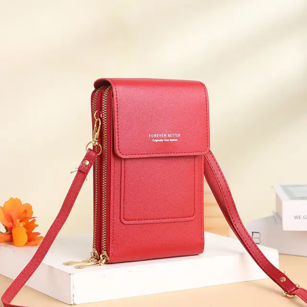 2-in-1 Women’s Crossbody Phone Bag & Multi-Compartment Wallet
