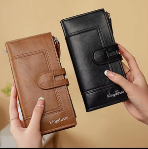 Kingdushi Long Versatile Mobile Clutch Wallet for Women - KNDS700