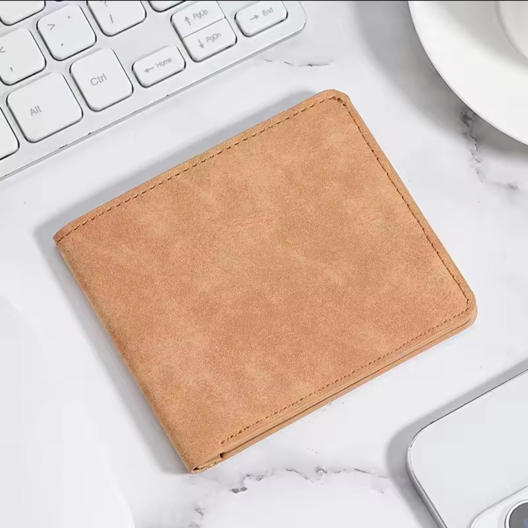 Slim Short Horizontal Minimalist Cardholder Wallet for Men