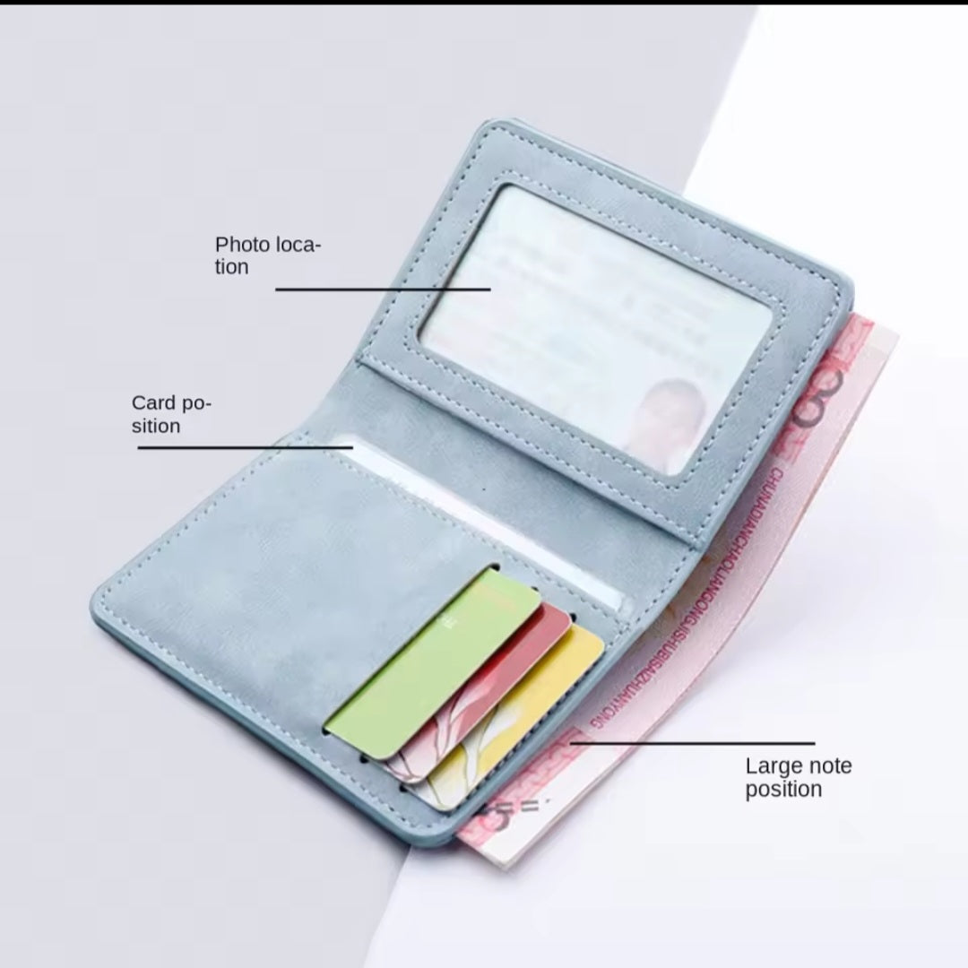 Slim Short Vertical Minimalist Cardholder Wallet for Men
