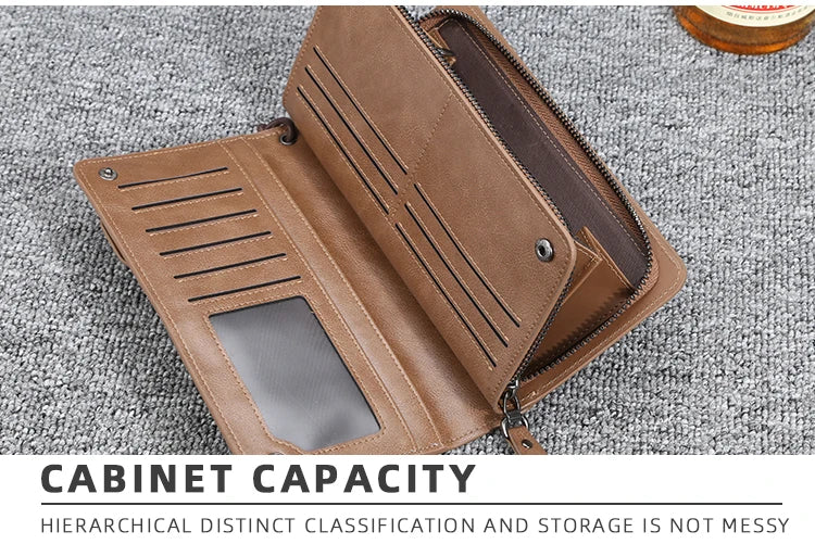 Baellery Long with Extra Cardholder Wallet Purse for Unisex