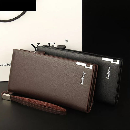 Balenbery Long Mobile Money and Cardholder Wallet for Men and Women