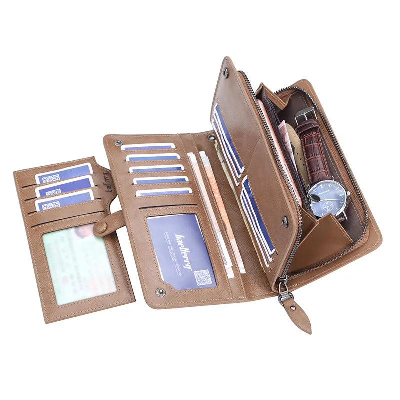 Baellery Long with Extra Cardholder Wallet Purse for Unisex