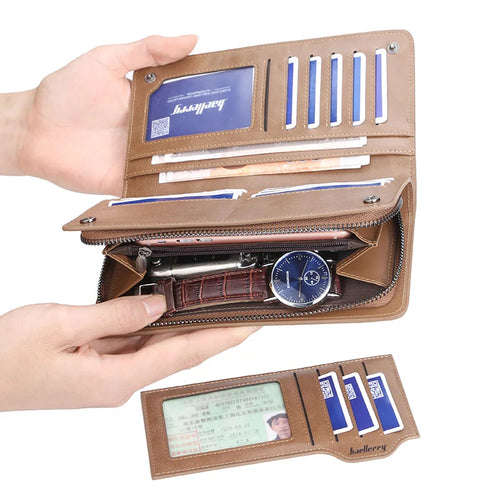 Baellery Long with Extra Cardholder Wallet Purse for Unisex
