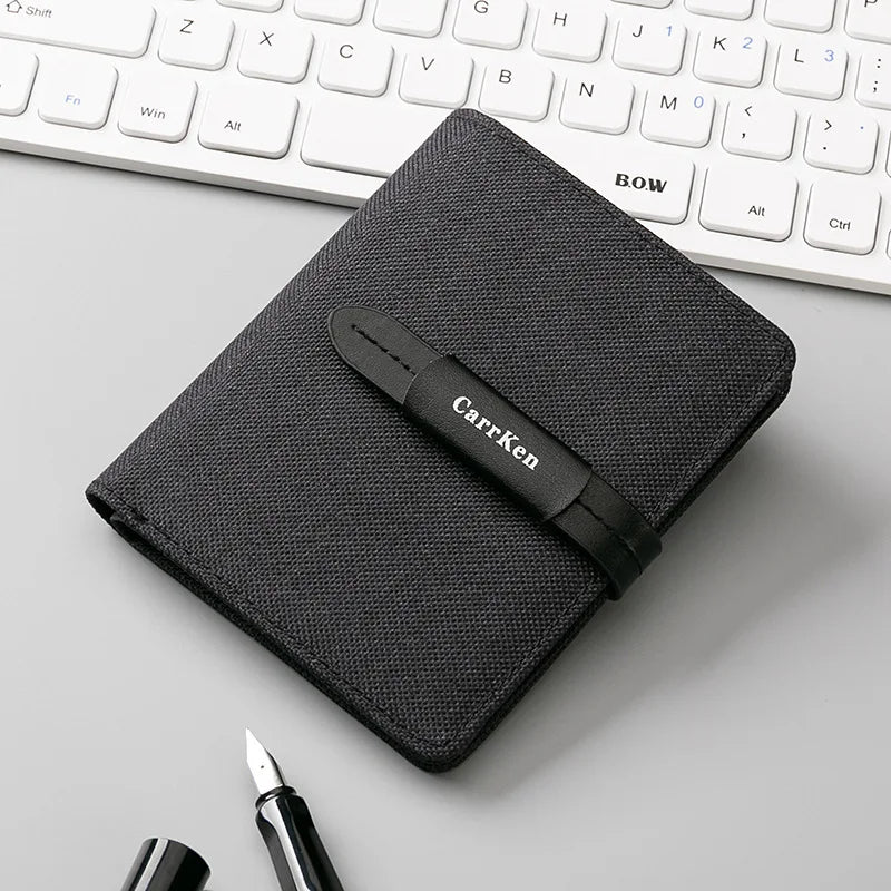 CarrKen Brand Slim Nylon Cloth Wallet and Multicardholder for Men