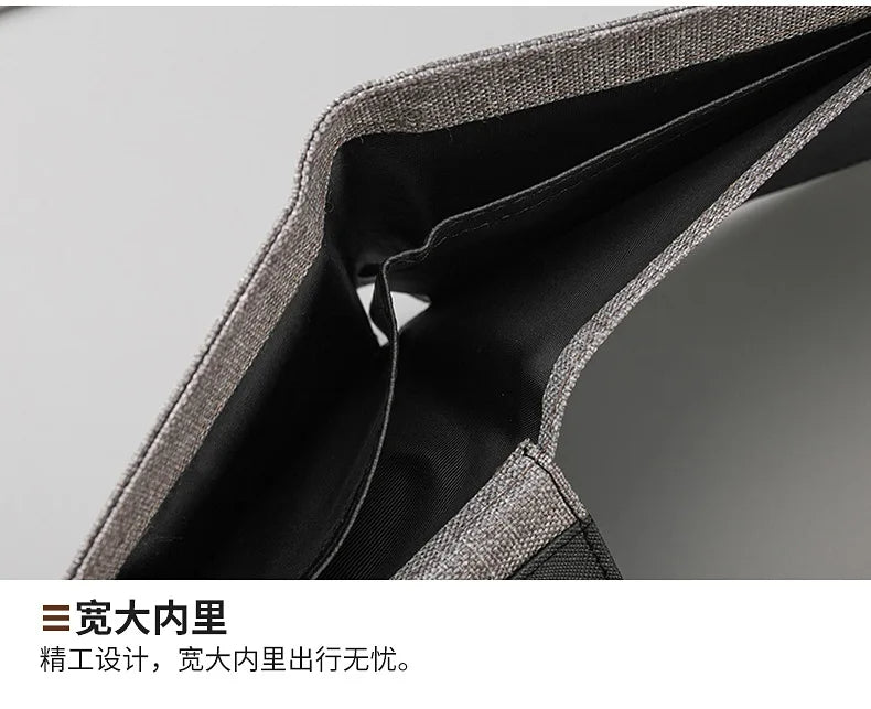 CarrKen Brand Slim Nylon Cloth Wallet and Multicardholder for Men