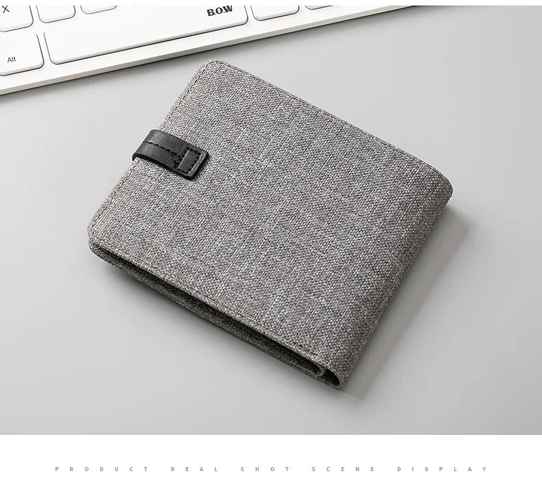 CarrKen Brand Slim Nylon Cloth Wallet and Multicardholder for Men