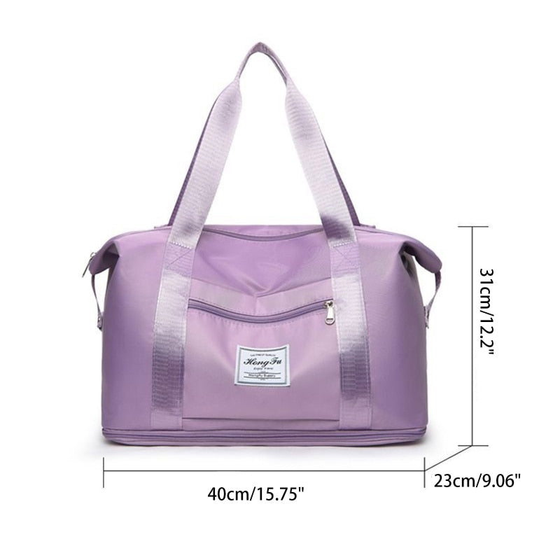 Single Fold Zipper Large Travel Bag