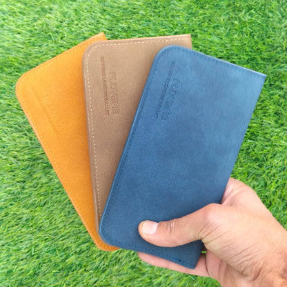 Floveme Synthetic Leather Med-Long Wallet for Men