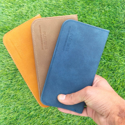 Floveme Synthetic Leather Med-Long Wallet for Men