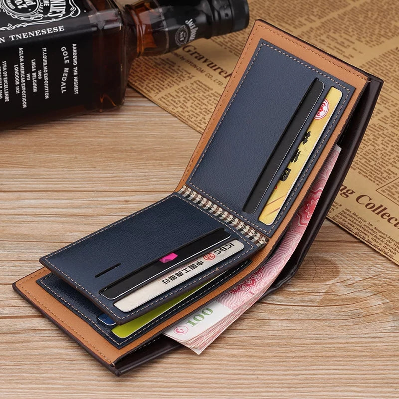 Menbense Best Selling Short Money and Carholder Wallet for Men