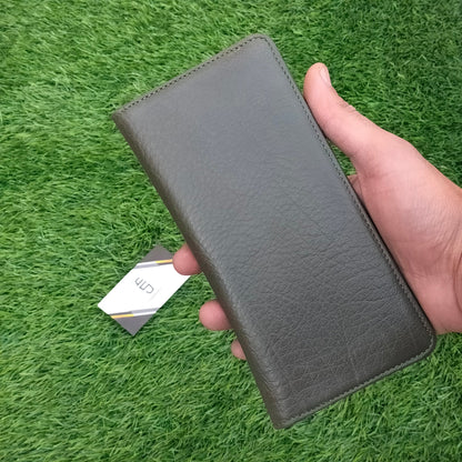 Genuine Cow Leather Long Wallet for Men