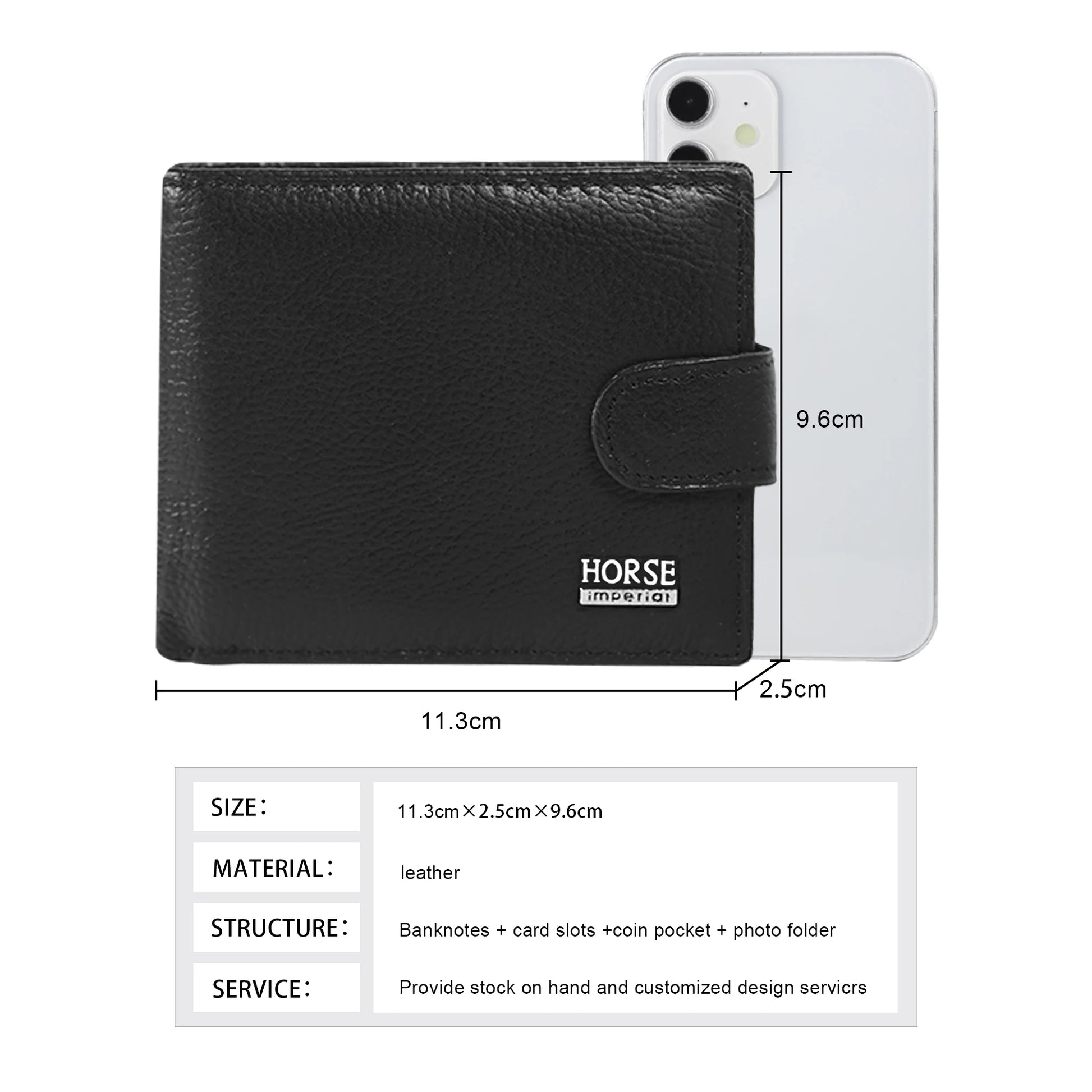 Imperial Horse Genuine Leather Wallet for Men