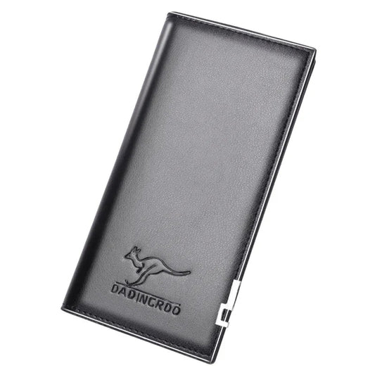 Kangro Brand Vintage PU Leather Long Wallet for Men