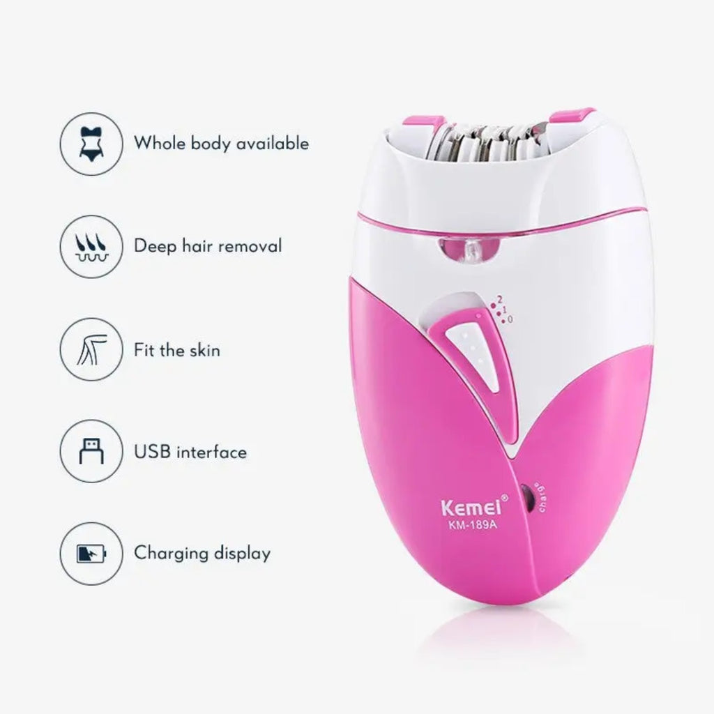 Kemei KM-189A women epilator and shaver