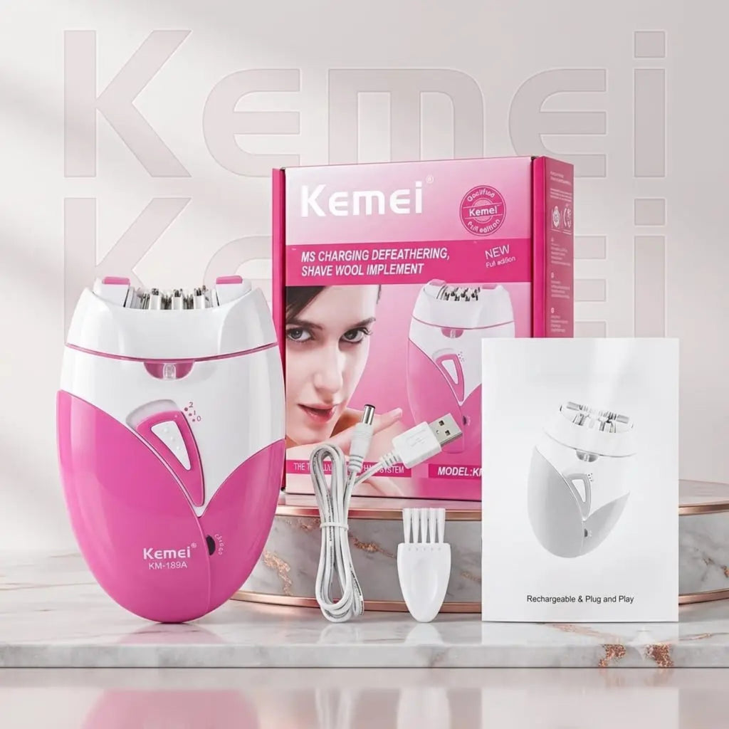 Kemei KM-189A complete package