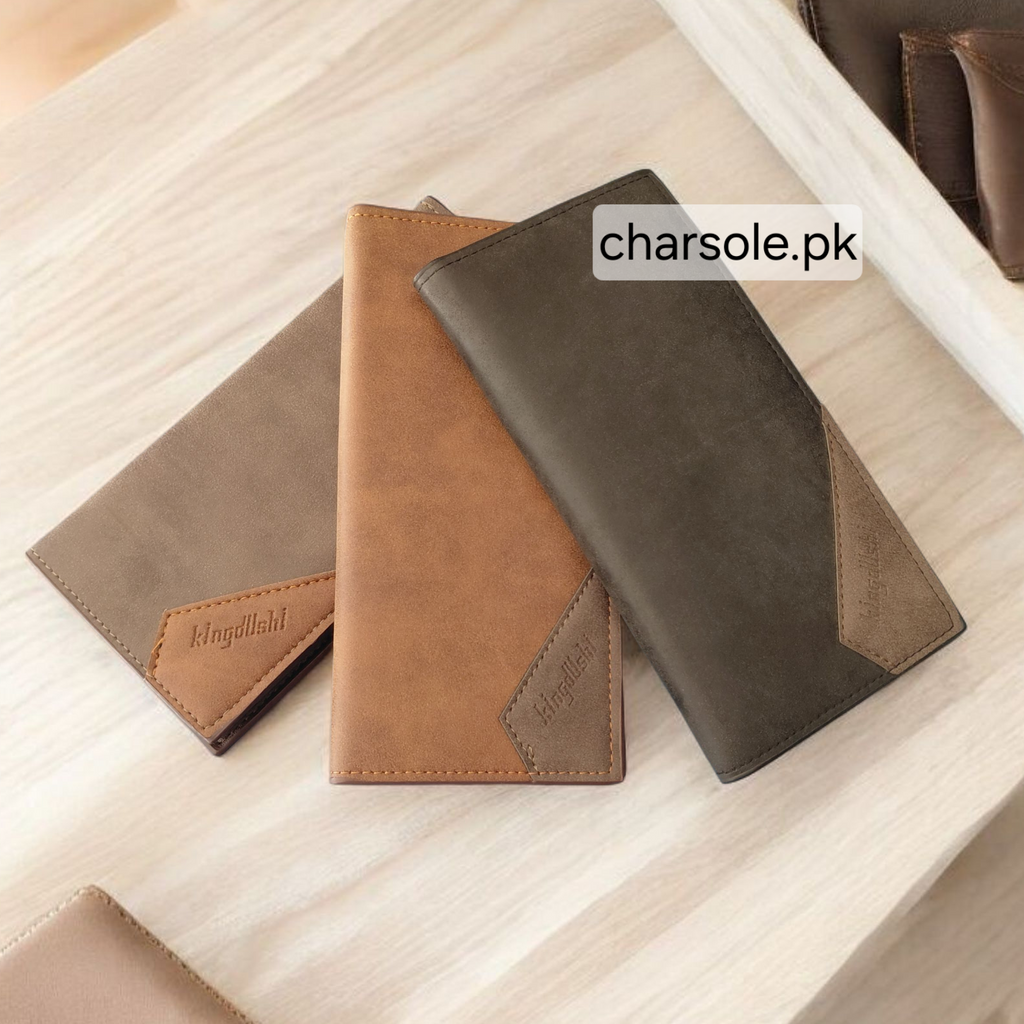 Kingdushi Long and Slim Premium Quality Wallet for Men