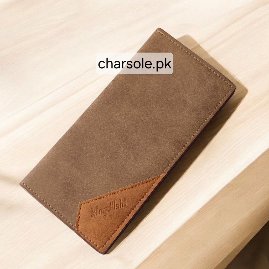 Kingdushi Long and Slim Premium Quality Wallet for Men