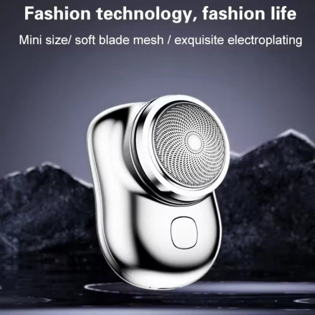 Mini electric shaver fashion lifestyle image