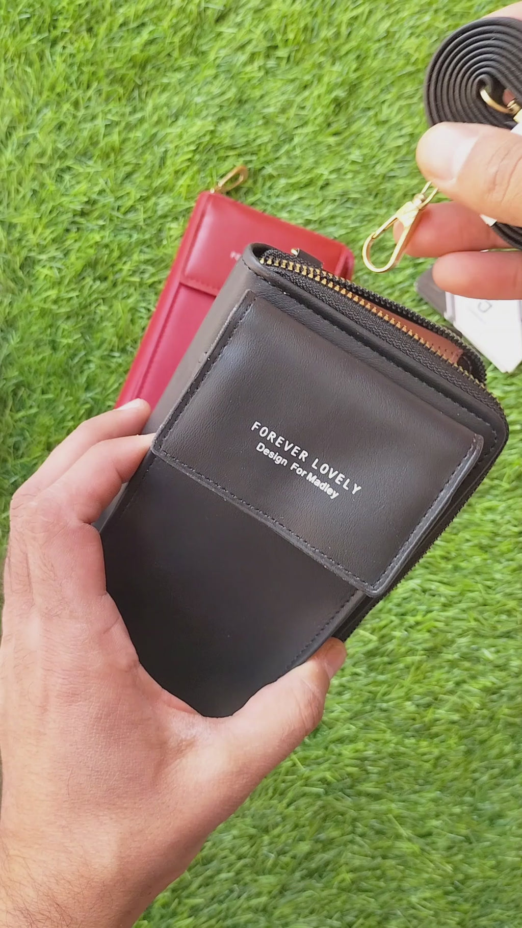 Female Crossbody Shoulder Phone and Money Bag cum Wallet for Women
