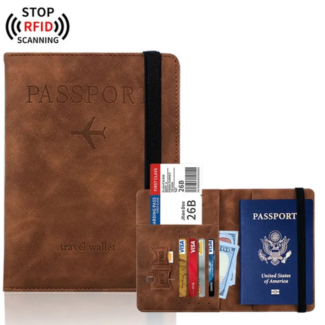 Premium Travel Passport Holder Wallet