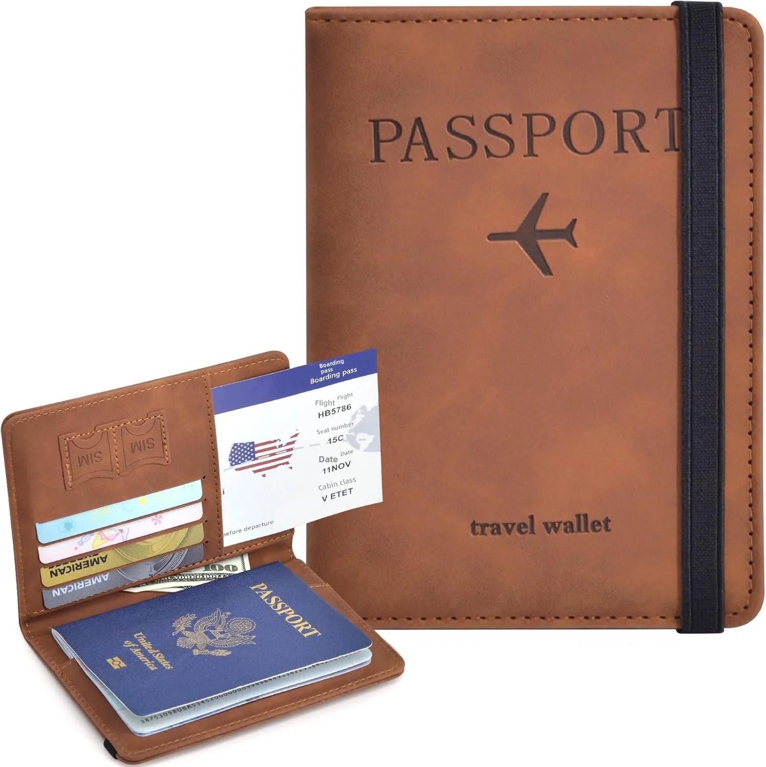 Premium Travel Passport Holder Wallet