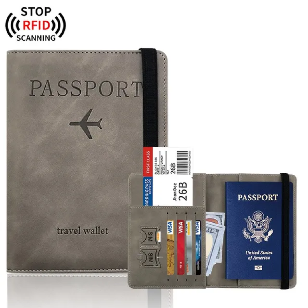 Premium Travel Passport Holder Wallet