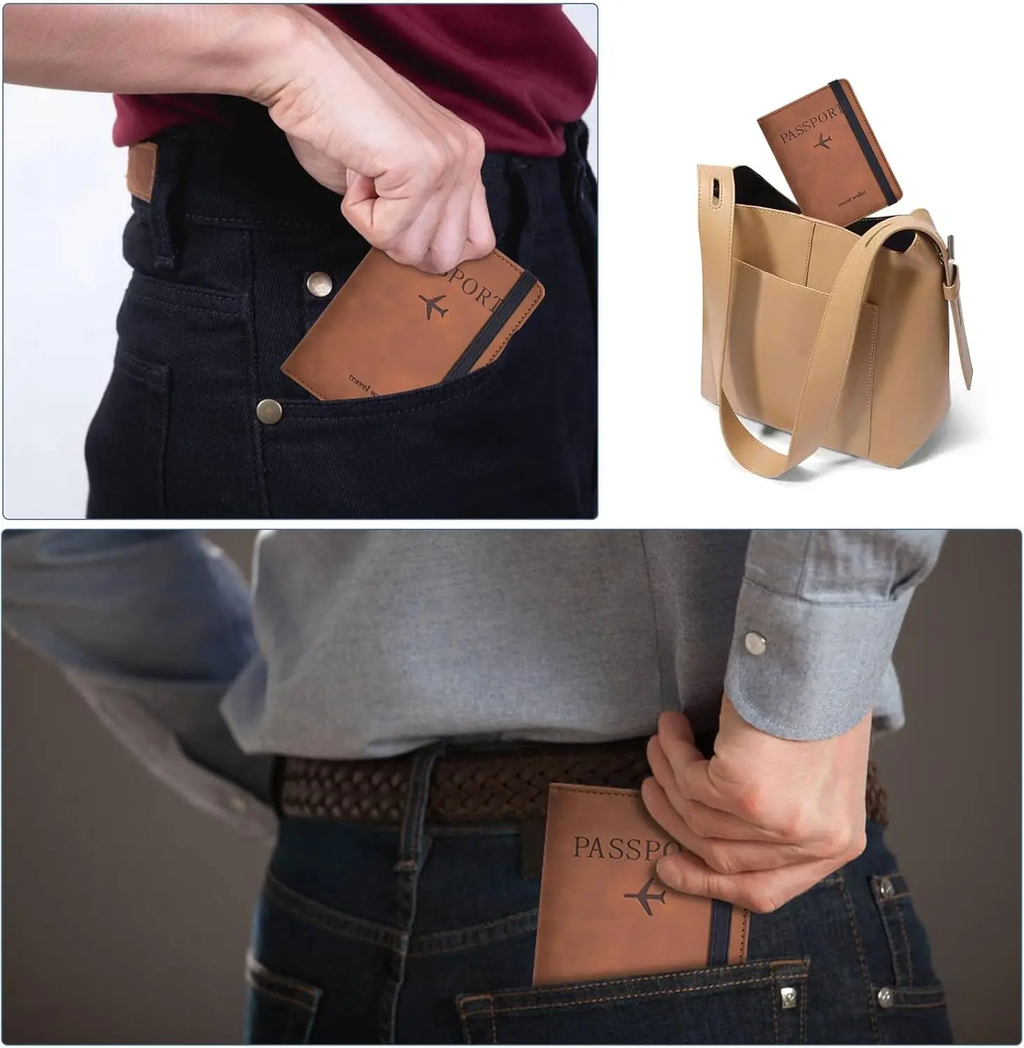 Premium Travel Passport Holder Wallet