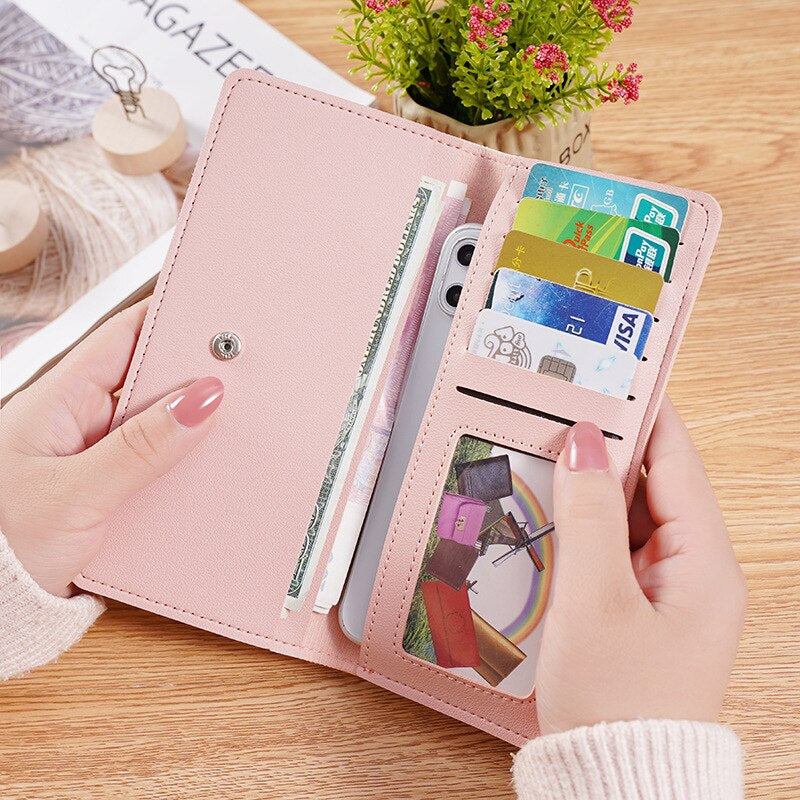 Ultra Slim PU Fashion Walet for Women