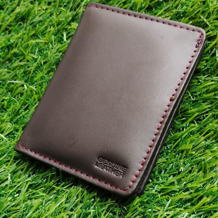 Small Genuine Cow Leather Handy Wallet and Cardholder for Men