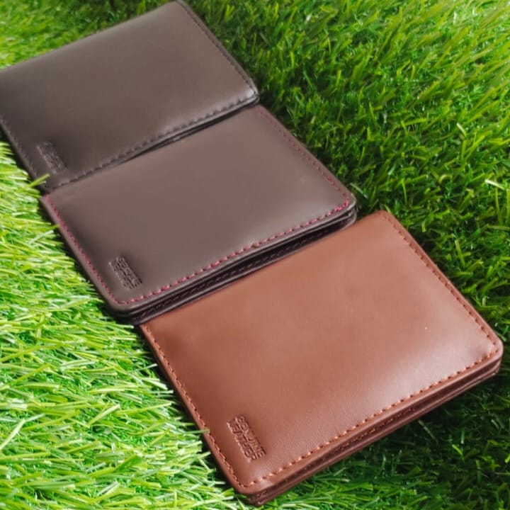 Small Genuine Cow Leather Handy Wallet and Cardholder for Men