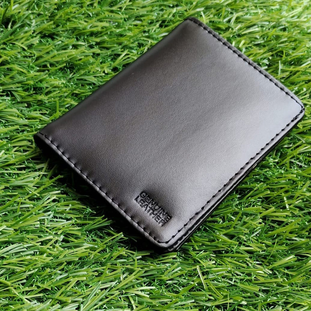 Small Genuine Cow Leather Handy Wallet and Cardholder for Men