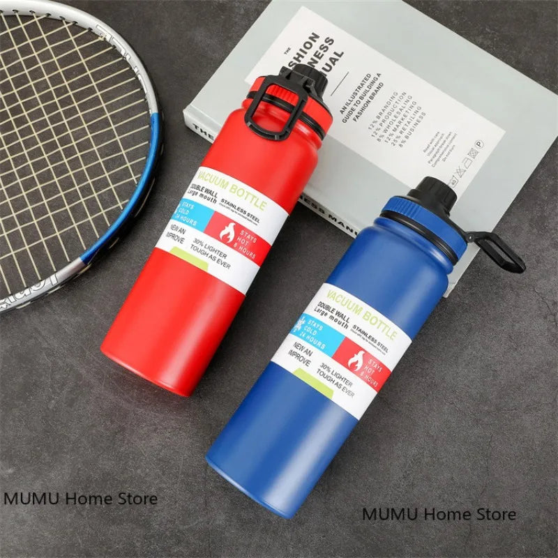 1000ml Imported Stainless Steel Portable Thermal Water Bottle
