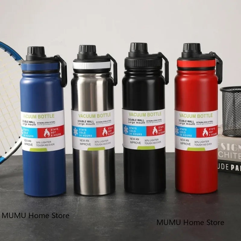 1000ml Imported Stainless Steel Portable Thermal Water Bottle